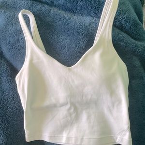 White lululemon align tank size 2